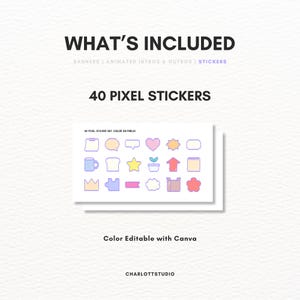 40 pixel stickers