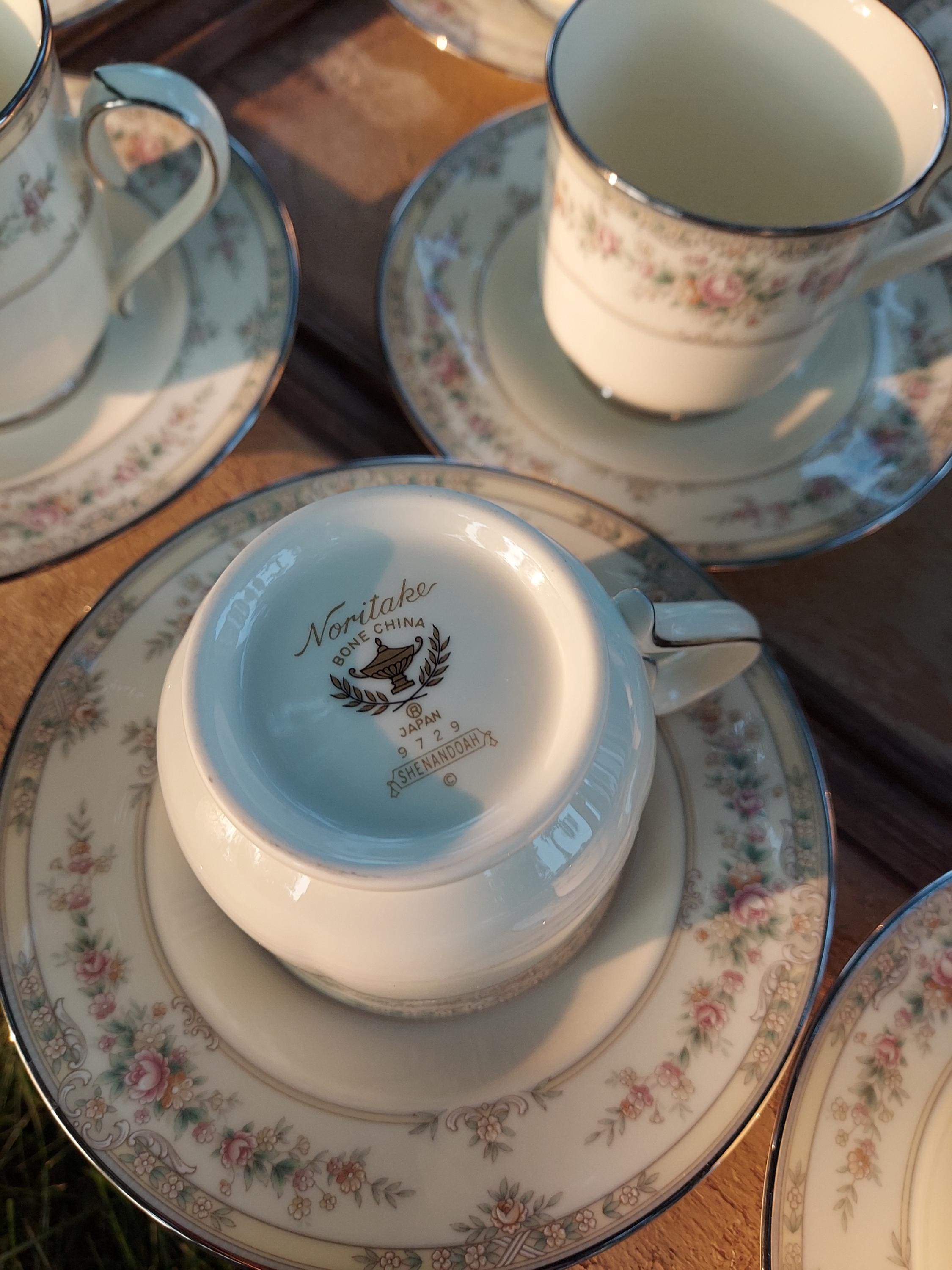 ノリタケ 9729 シェナンドー ヴィンテージ クリーム＆フローラル