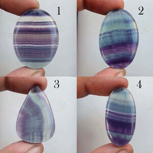 Fluorite cabochon multi color fluorite gemstone for jewelry rare fluorite crystal cabochon handmade cabochon