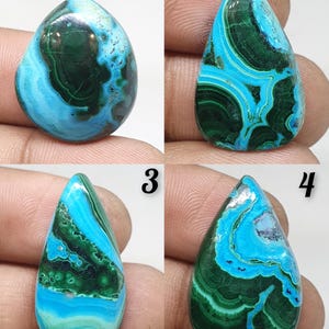 Malachite azurite cabochon , malachite cabochon , azurite cabochon , azurite with malachite cabochons