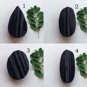 Natural black tourmaline raw crystals beautiful black tourmaline stones tourmaline druzy