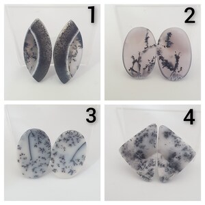 Natural dendritic agate pairs zdjęcie 1