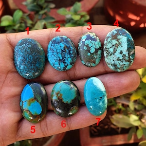 Natural turquoise cabochons , rare turquoise cabochon , loose turquoise cabochon , tibetan turquoise cabochon , stabilized turquoise