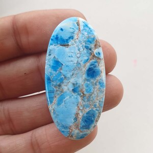 Natural apatite Cabochon smooth oval shape apatite gemstone