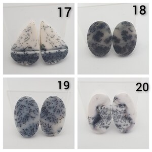 Natural dendritic agate pairs zdjęcie 5