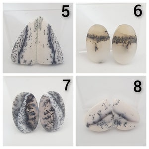 Natural dendritic agate pairs zdjęcie 2