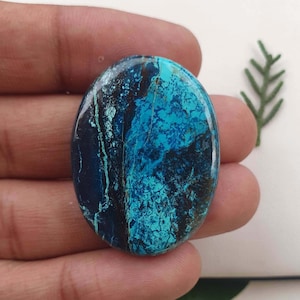 Natural azurite cabochon smooth oval shape azurite gemstone loose azurite for jewelry rare azurite for making jewelry wholesale azurite