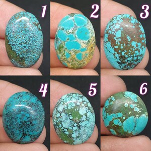 Natural turquoise cabochons , rare turquoise cabochon , loose turquoise cabochon , tibetan turquoise cabochon , stabilized turquoise