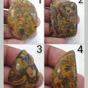 Natural Fruit Jasper Gemstone Fruit Jasper Cabochon Fruit Jasper Loose Gemstone