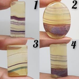 Fluorite cabochon multi color fluorite gemstone for jewelry rare fluorite crystal cabochon handmade cabochon