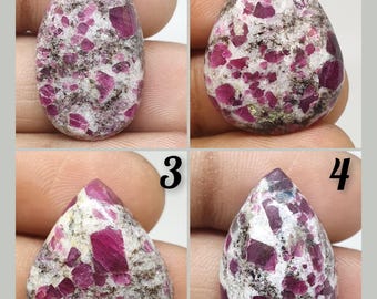 Natural Ruby in Metrix  Gemstone Top Quality Ruby Matrix Cabochon