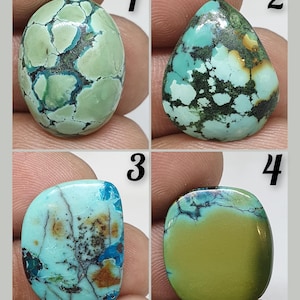 Natural turquoise cabochons  rare turquoise cabochon  loose turquoise cabochon  Tibetan turquoise cabochon  stabilized turquoise