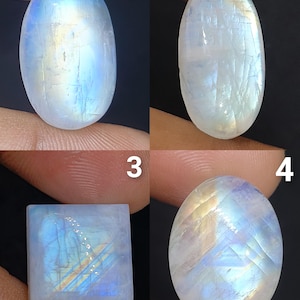 Rainbow moonstone cabochon natural rainbow moonstone gemstone loose moonstone cabochon mix shape moonstone for jewelry