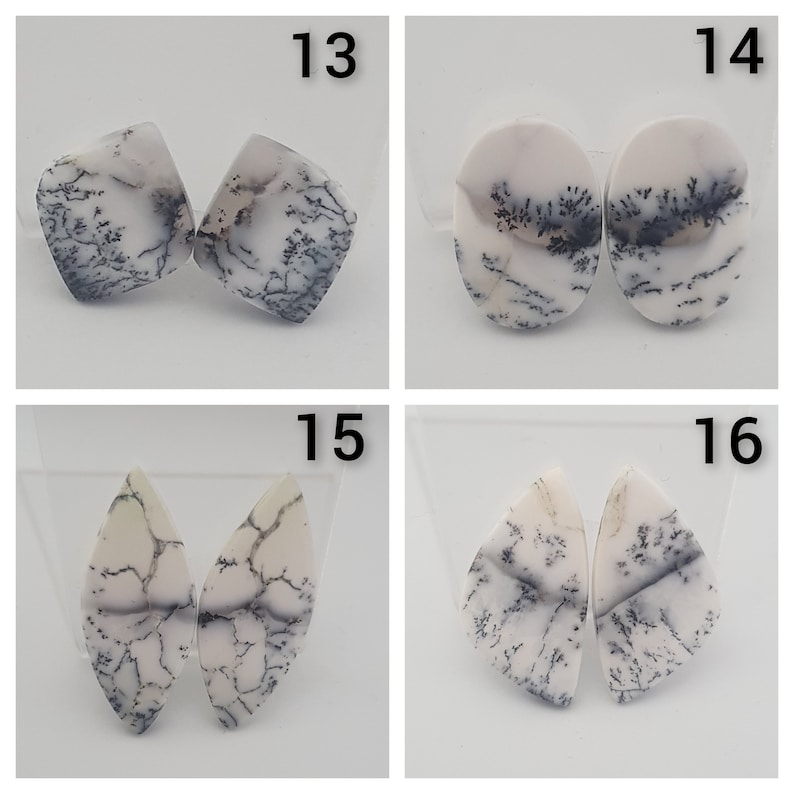 Natural dendritic agate pairs zdjęcie 4