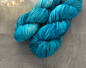 Hand Dyed 100% Superwash Merino DK Yarn (Rockpool)