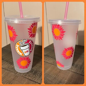 Dunkin Donuts Inspired Cold Cups (see Pictures for More Patterns) - Etsy