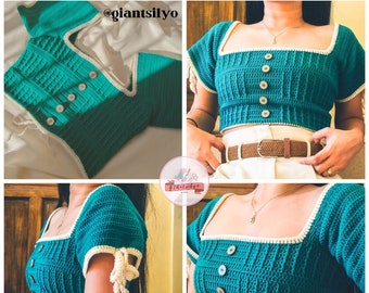 Patrón top Melia a crochet