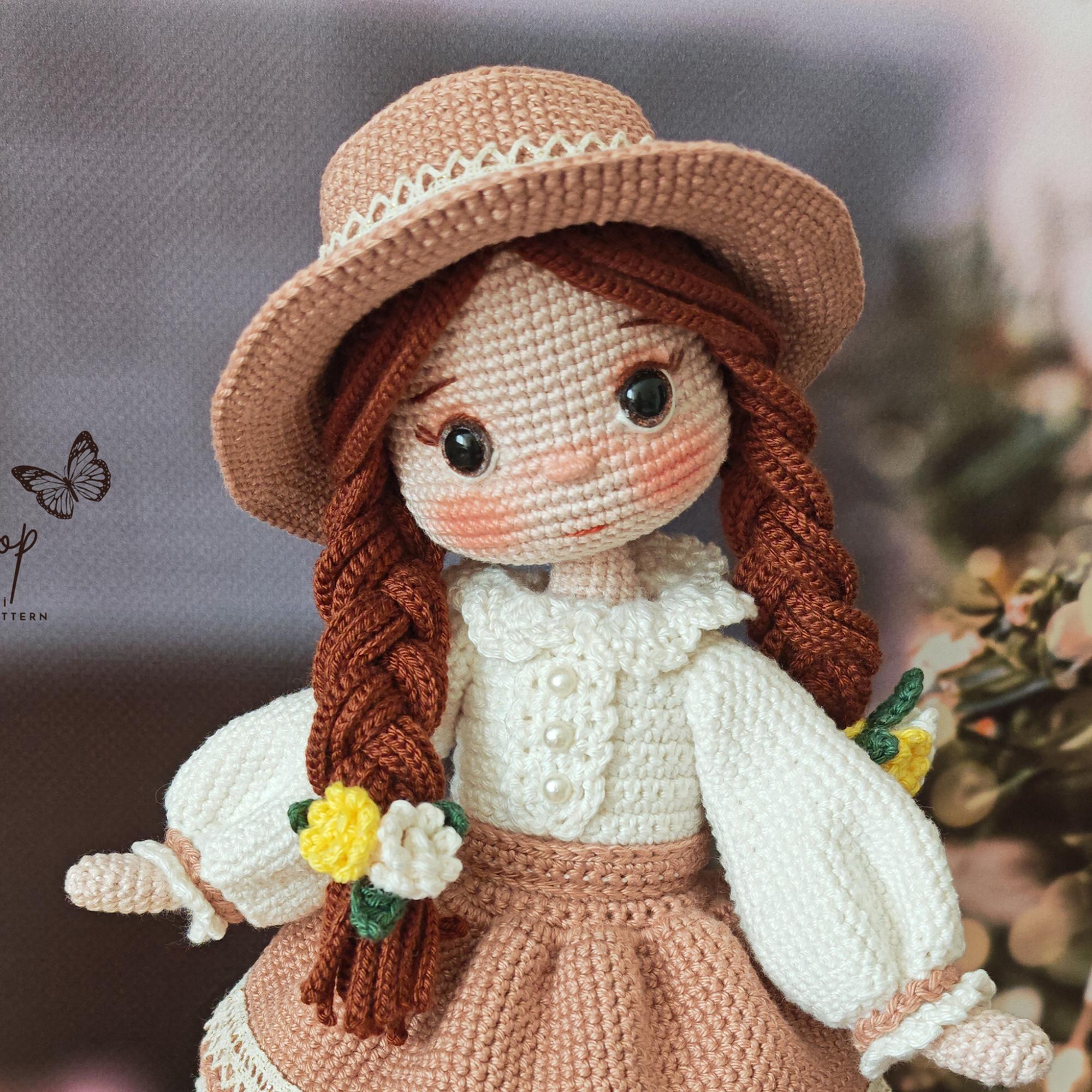 Amigurumi Pattern | Mila Doll by Pollytoys | Handmade Crochet Toy