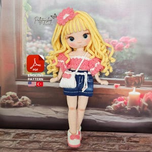 Amigurumi Pattern Linda Doll by Pollytoys | Amigurumi Crochet Pattern | Amigurumi Doll PDF Pattern