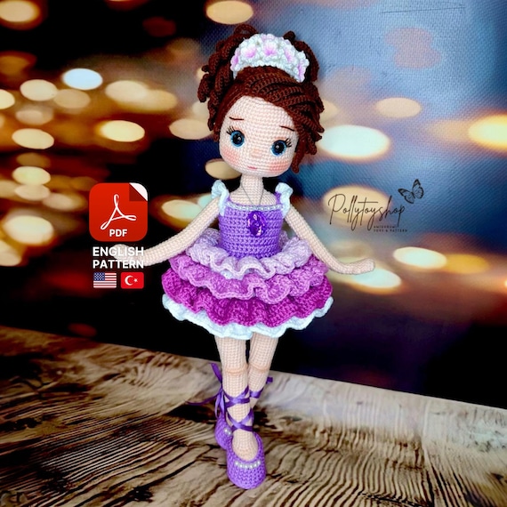 Amigurumi Pattern | Princess Sofia Ballerina Doll by Pollytoys | Handmade Crochet Toy PDF