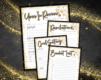 2025 End of Year, New Year Resolution, Goal Setting, Bucket List, Self-Reflection, 2025 Year In Review, Time Capsule, New Years Eve Ideas