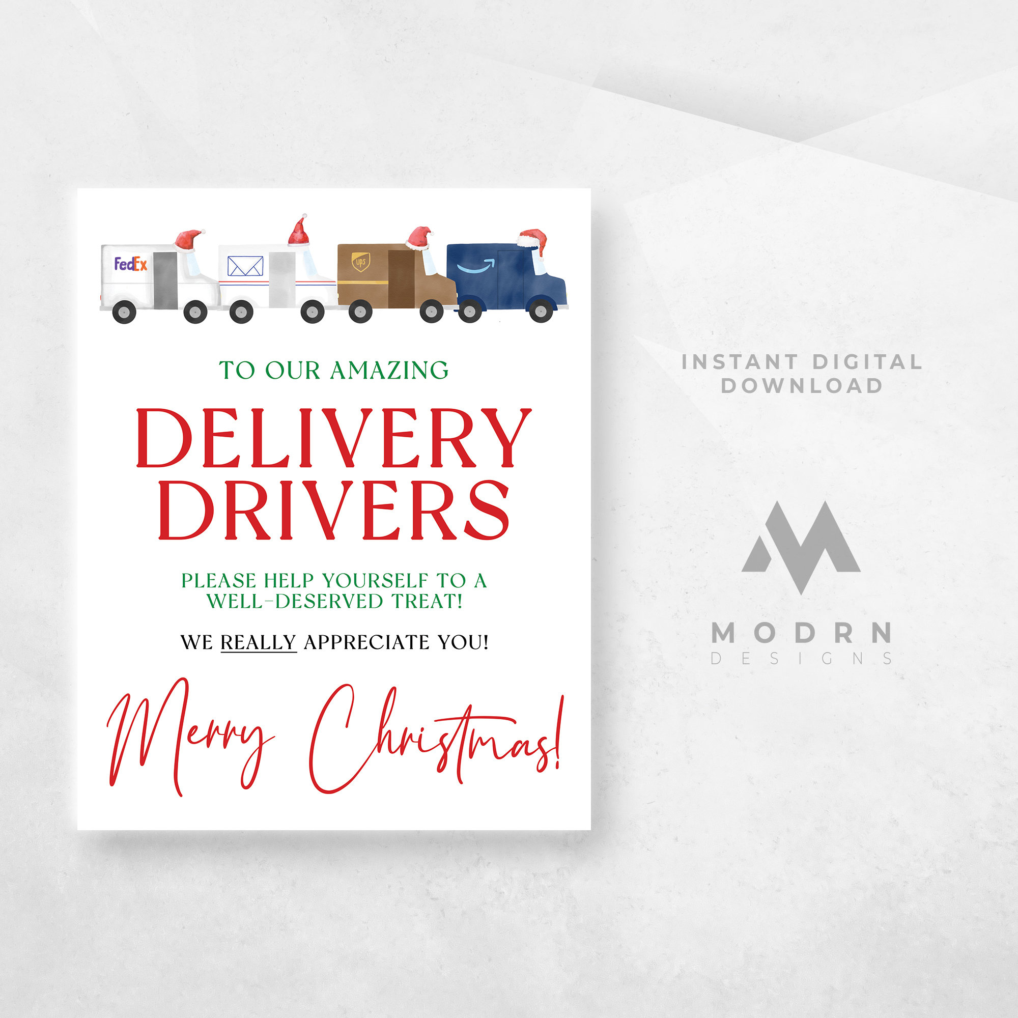 Delivery Driver Snack Sign | Thank You Delivery Drivers | Take A Snack ...