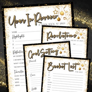 2024 End of Year, New Year Resolution, Goal Setting, Bucket List, Self-Reflection, 2024 Year In Review, Time Capsule, New Years Eve Ideas