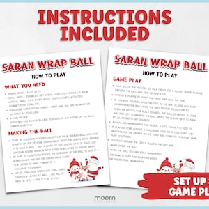Saran Wrap Game Saran Wrap Ball Game Saran Wrap Challenge Etsy