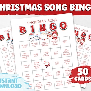 Christmas Bingo Game for Kids and Adults | Christmas Game Printable Bingo Card | Christmas Family Activity | Friendsmas Game | Holiday Bingo