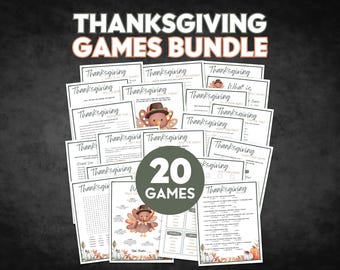 Thanksgiving Games, Printable Family Activities, Fun Party Games, Thanksgiving Trivia, Friendsgiving Activities, Kids Games, Holiday Fun