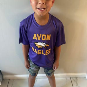 Avon Eagles Dry Fit  Youth T-Shirt