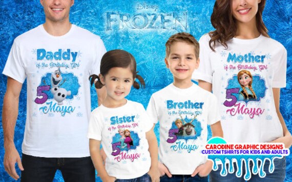 Frozen Family Shirts/ Frozen Birthday 