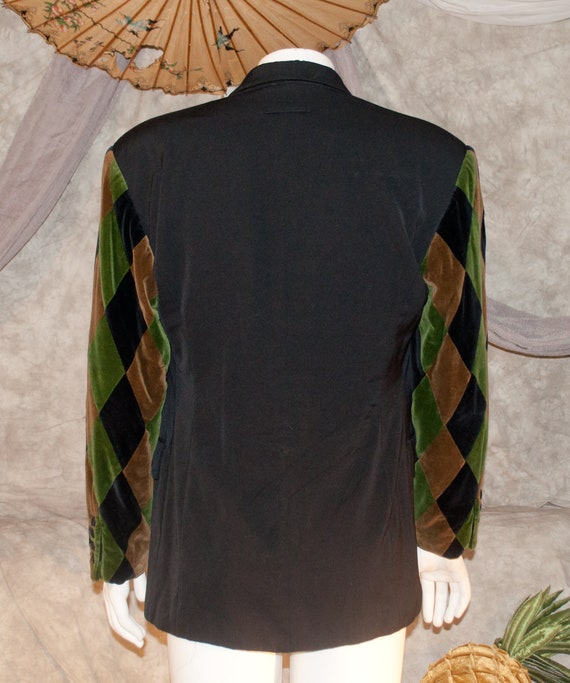 Vintage Jean Paul Gaultier Jacket. Harlequin Slee… - image 2