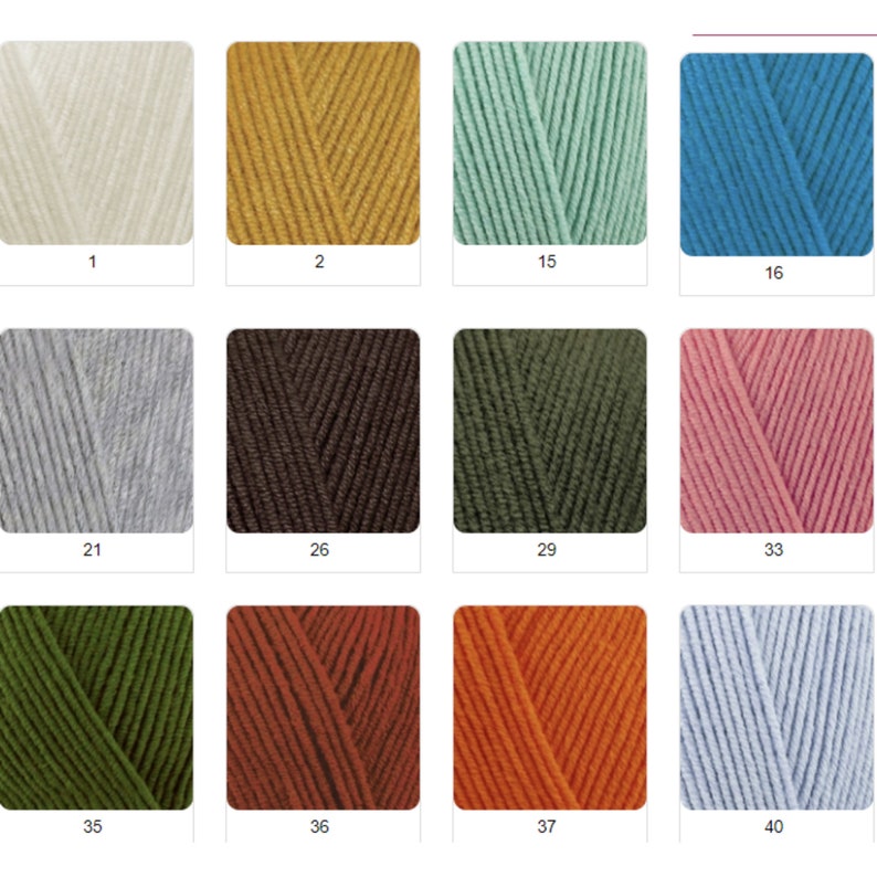 Yarn Rill Sample Alize Cotton Gold Yarn | Buy 36, Pay 30, 6 Yarns as a Gift.| Amigurumi ...
