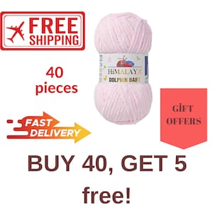 Filati per giocattoli amigurumi all'uncinetto molto morbidi, fai da te, filati Himalaya Dolphin Baby Velvet, filati Super Bulky Velvet, filati per giocattoli morbidi e voluminosi, filato per coperte