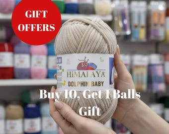 Himalaya Dolphin Baby Velvet Yarn: Amigurumi Crochet Blanket Yarn