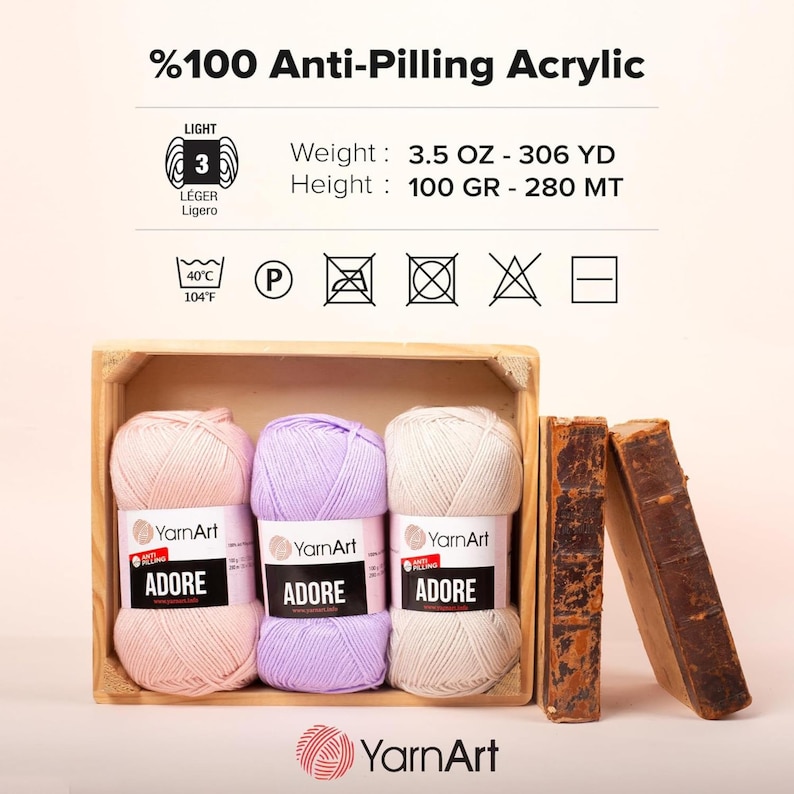 Yarnart Adore %100 Anti-pilling yarn