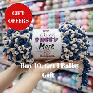 Alize Puffy More Garn: Doppelseitiges Mikro-Polyester-Garn