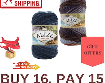 Alize Diva Silk Effect 100% Microfiber Acryl