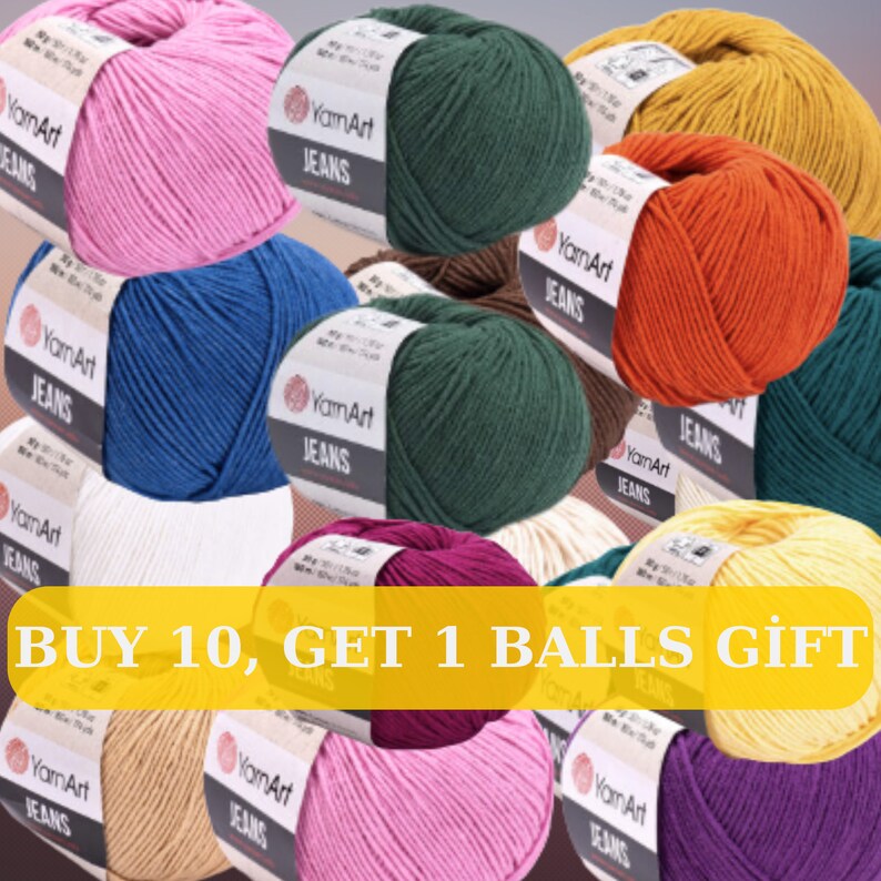 Yarnart Jeans Amigurumi Soft Cotton Yarn Amigurumi Yarn Cotton Crochet
