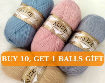 Alize Angora Gold Yarn | Lace Weight, Knitting & Crochet