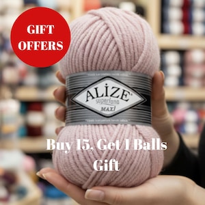 Alize Superlana Maxi Batik Yarn: Super Bulky Gradient Acrylic Blend