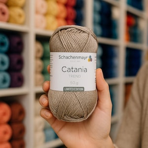 Schachenmayr Catania Soft Shiny Smooth Mercerized Cotton Crochet Knitting yarn, Catania Amigurumi Yarn, 4 ply Beginner and premium yarn