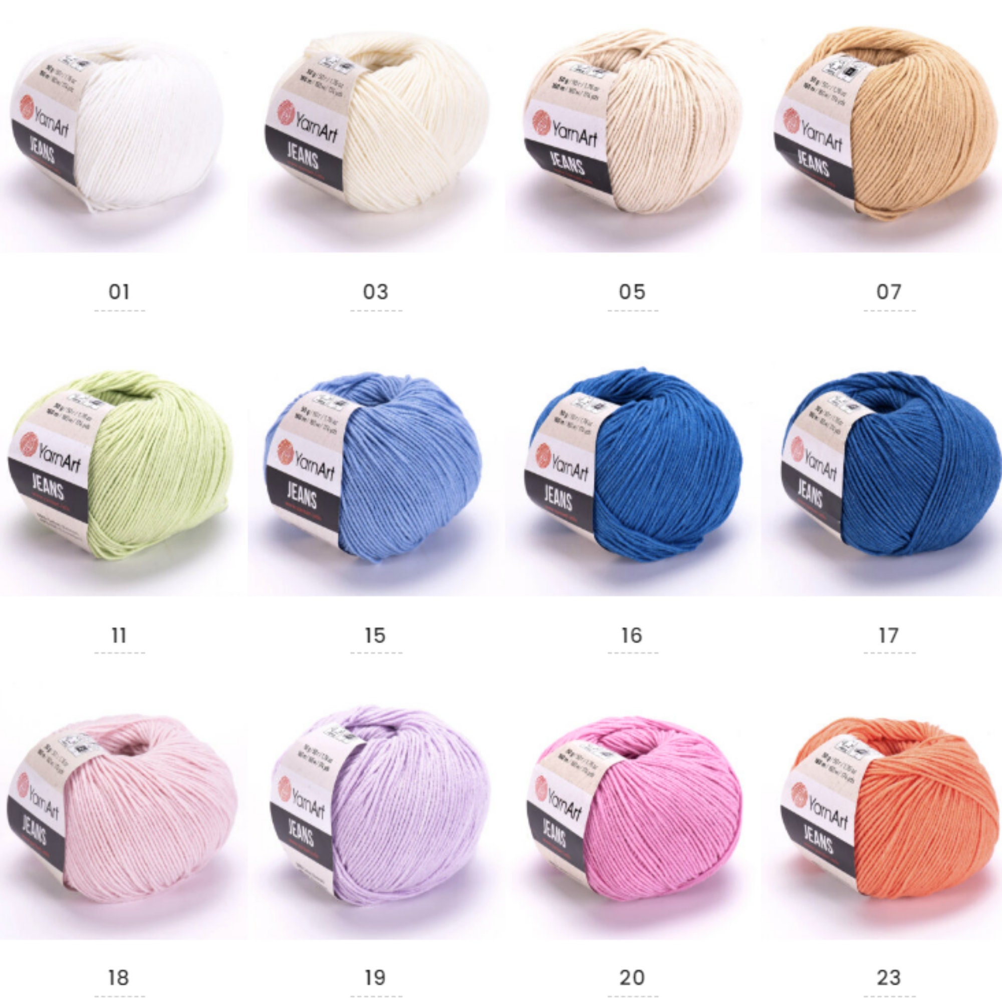 Yarnart Jeans Amigurumi Soft Cotton Yarn Amigurumi Yarn Cotton Crochet