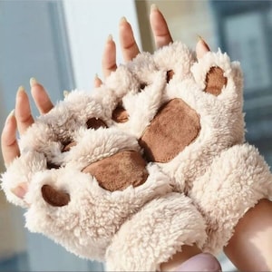 Claw Gloves Squishy |  Christmas gift | Fingerless gloves mittens | For Women
