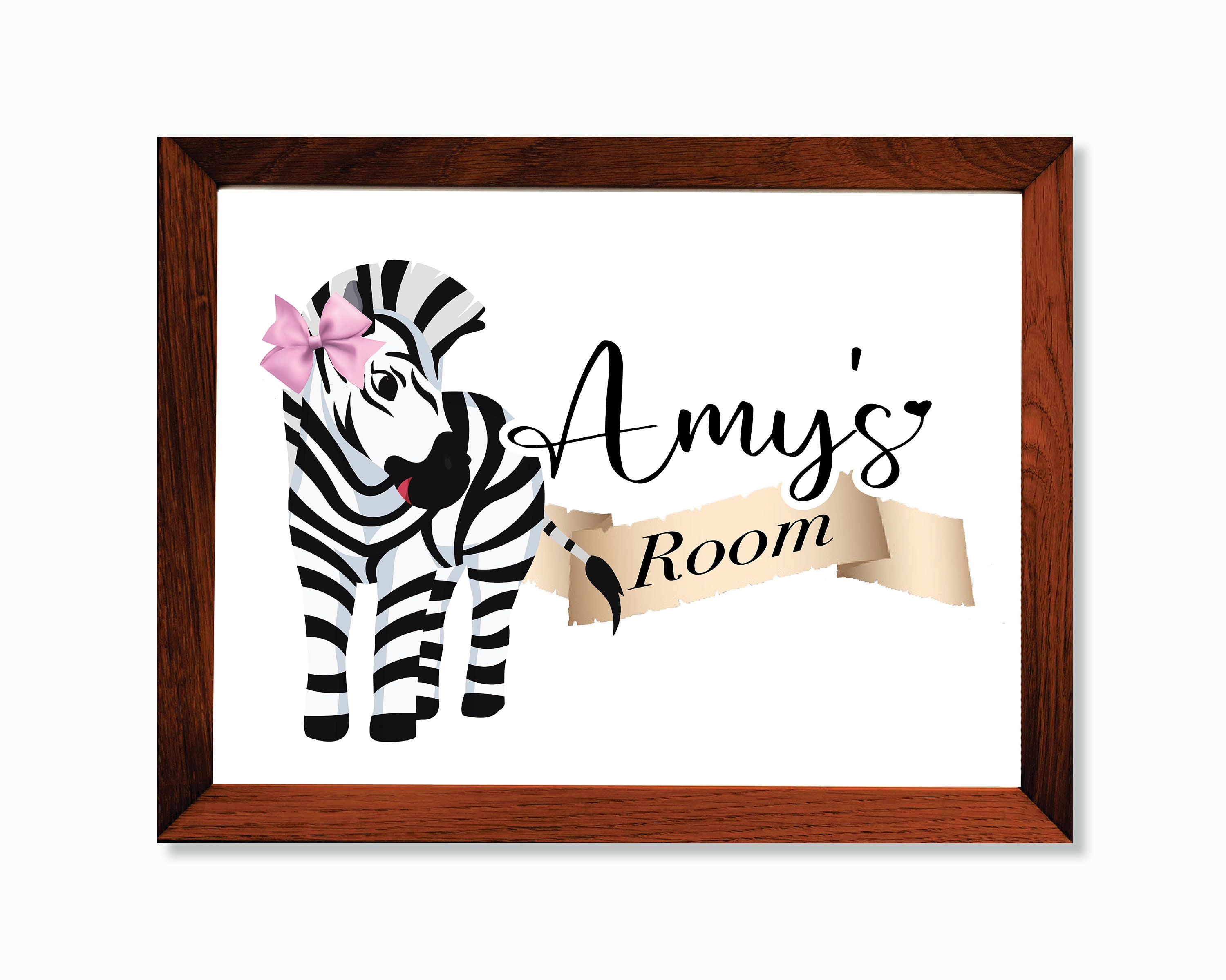 Zoo Letrero Zoo / Jungle Animal Letrero personalizado para la habitación - Etsy España