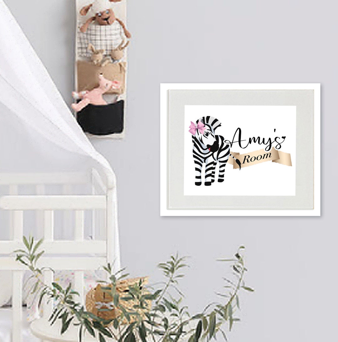 Zoo Letrero Zoo / Jungle Animal Letrero personalizado para la habitación - Etsy España