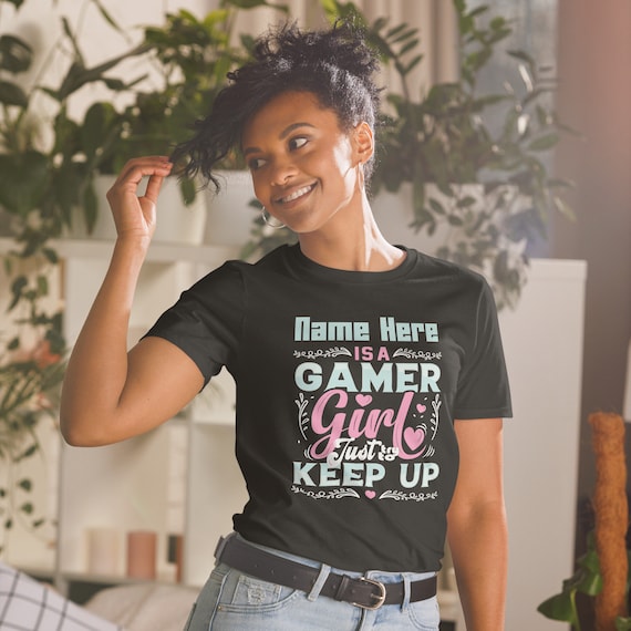 Girl in short t shirt deals