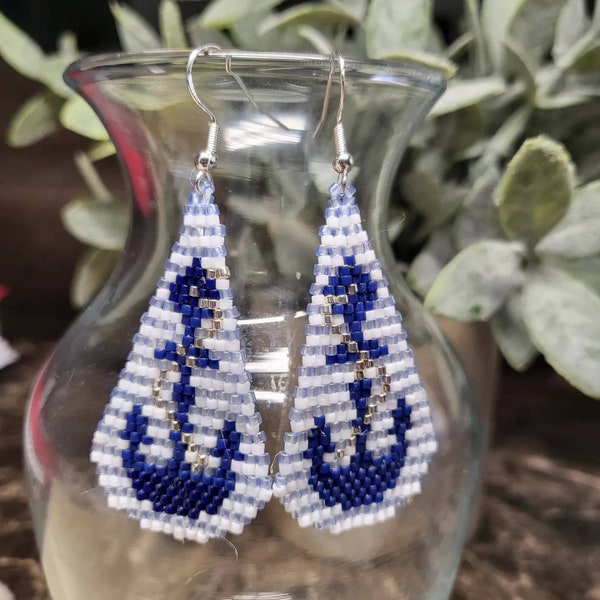 Anchor Earrings Etsy