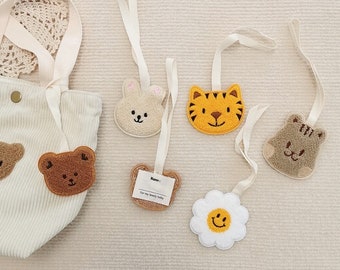 Animal Bag Charm Name Tag: Personalized School Bag Accessory